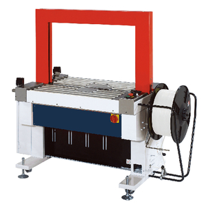 (KS600) Inline strapping machine with Roller-driven table
